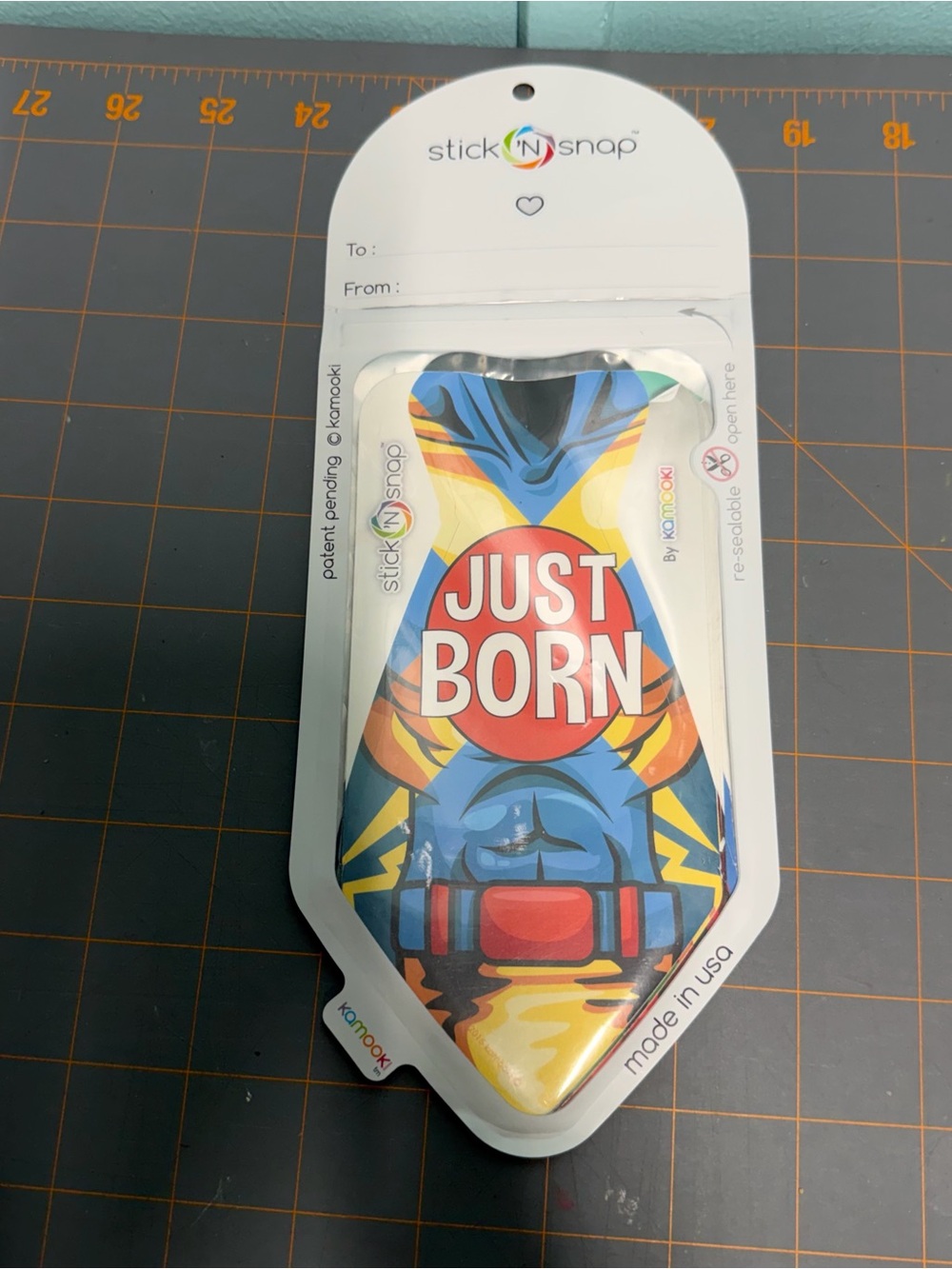 Baby milestone sticker boys bow tie brand new